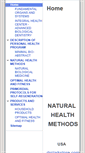 Mobile Screenshot of naturalhealthmethods.org