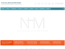 Tablet Screenshot of naturalhealthmethods.com